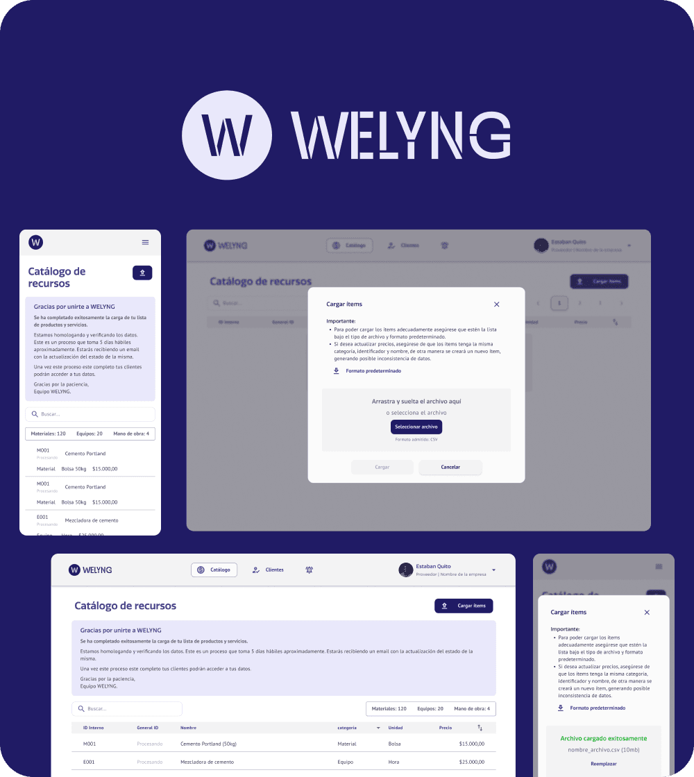WELYNG Branding & Product Design Mockup